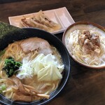 ラーメン 白 - 食べログ限定セット 1500円