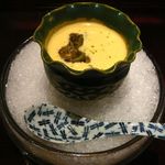 日本料理 晴山 - 【とうもろこしの冷製にジュンサイ】★2012/7