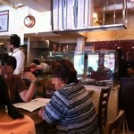 ピッツァリーヴァ - 右奥は石窯