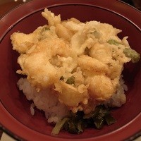 天ぷら 逢坂 - 最後に掻揚が出ます