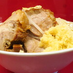 ラーメン二郎 - ラーメン小＋ニンニク多め＋白ネギ