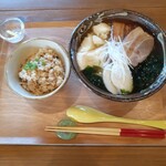 Mainichi Shokudou - 生アーサーまいにち食堂そばセット　1040円