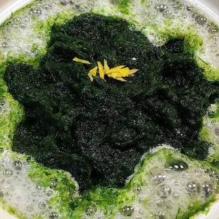 名物【海苔鍋】贅沢魚介と香り豊かな生海苔の鍋！