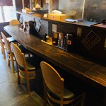 恵比寿らぁ麺屋 つなぎ - カウンター席