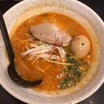 Hokkaidou Ramen Okuhara Ryuu Kura - 辛味噌大辛味玉トッピング