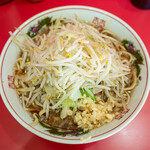 ラーメン二郎 - 小 (麺少なめ、野菜チョイ増し、ニンニク少し)