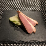 創作串料理 Dining Juicys - 前菜。鴨とザーサイの浅漬け