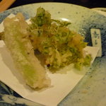 梅の花 - ☆鰆の利休揚げ＆山菜の天ぷらもありましたぁ♪☆
