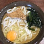 牧のうどん - 月見うどん　410円