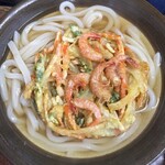 牧のうどん - 野菜かき揚げうどん　470円