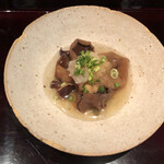 ろっかん - はないぐちとあみたけのおろし出汁和え