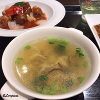 中国料理 豪華 - 木耳和鶏蛋湯