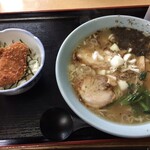 Shokujidokoro Seto - ラーメン＋ミニ丼（かつ丼）セット
