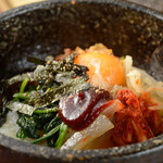 stone grilled bibimbap