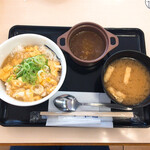 松屋 - ふわとろ玉子のあんかけ朝ごはん