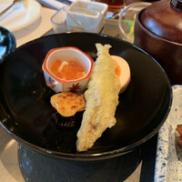 クロスダイン - これが料亭みたいで見た目も味もよかった