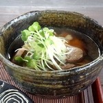 ダッタン蕎麦 寿庵 - ミニコース　蕎麦掻きの入った鴨汁