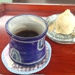 ダッタン蕎麦 寿庵 - ミニコース　たんぽぽコーヒーと蕎麦饅頭