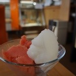 ジェラテリア ジェリーム - カルピスレモン、ブラッドオレンジ