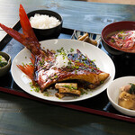 金目鯛の煮付け定食