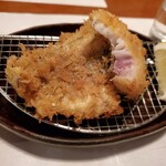 酒肴 新屋敷 - 真綿のアジフライ中もふんわり