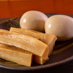 memboushouwatei - 煮玉子_発酵メンマ
