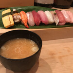 Ginzasushiichidaiyuugo - ランチ・味噌汁