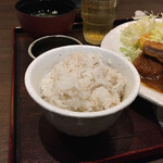 Kurashiki Tonkatsu Sakura Tei - 麦飯