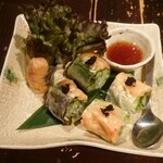 くいもの屋わん - わん流生春巻 649円