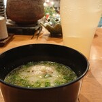 Kodama - 秋鮭つみれの茸スープと飲み物