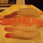 沼津魚がし鮨 - えび三種　４００円