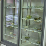 なかとら食堂 - ショーケースには美味しそうな一品料理がズラリと並んでいます