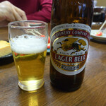 なかとら食堂 - ビール小瓶