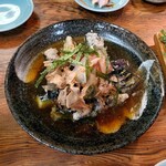 鳥平 - 揚げ出しなす。