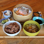 あんだんち食堂 - 寝かせ玄米®選べるせいろ御膳（お魚）1,210円(税込)