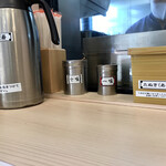 そばの神田 東一屋 - コンディメンツ。