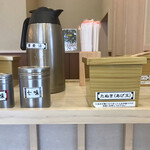 そばの神田 東一屋 - コンディメンツ。