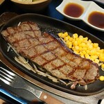 ステーキ&ハンバーグ デンバープレミアム - 溶岩焼熟成サーロインステーキ(300g+60g)☆