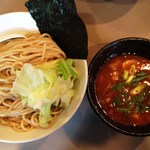 つけ麺 五ノ神製作所 - 海老トマトつけ麺　普通盛り
