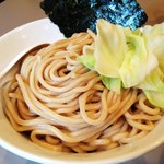 つけ麺 五ノ神製作所 - 海老つけ麺　麺アップ