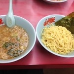 ラーメン山岡家 - 味噌つけ麺