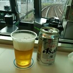 Premium Express Shima Kaze - 缶ビールを呑みながら車窓を