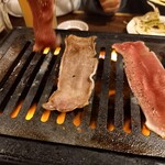 Nagoya Meibutsu Miso Tonchanya Kounomiya Horumon - ネギ塩豚タン