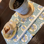 Gen An Nagase - 蕎麦羊羹とアイスコーヒー（＾∇＾）