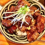 豚捨 - ビフテキ丼　¥2,500