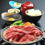 Olive beef Sukiyaki set meal