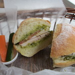 トンガコーヒー - 自家製パンサンド