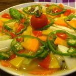 Kareraisu kyoukai - 付け合せの野菜スープ