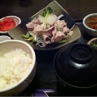 天空の月 渋谷 - 豚しゃぶ定食