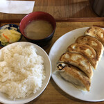 あおぞら銭函3丁め - ジャンボ餃子定食